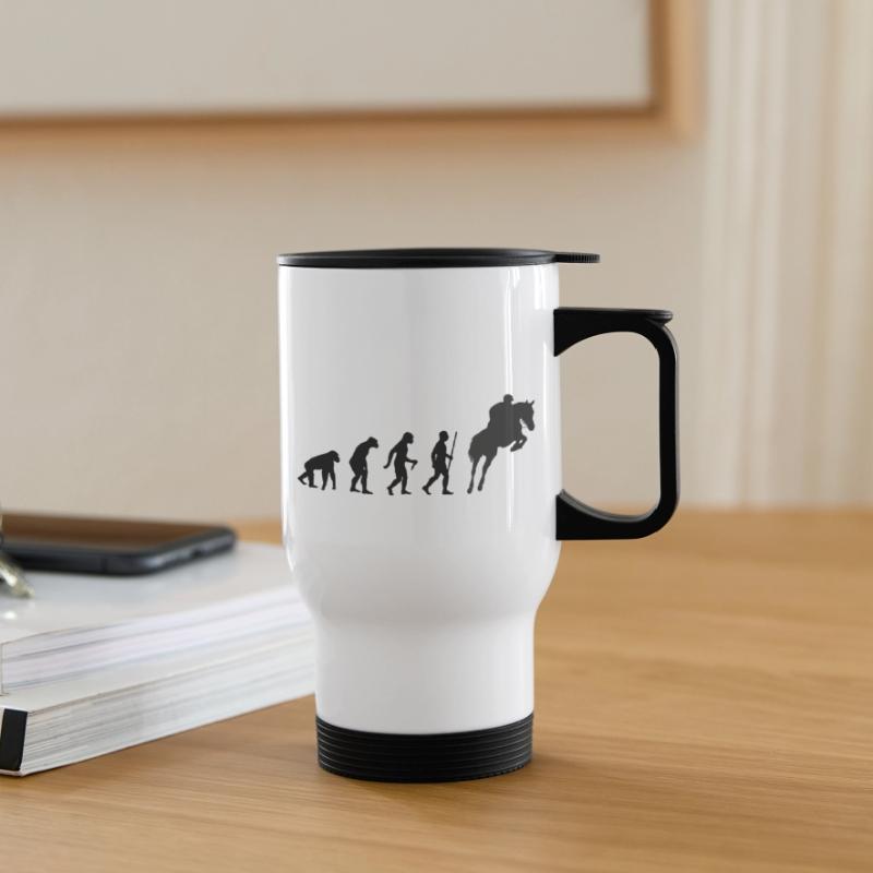Cavalier d’obstacles Evolution Tasse isotherme avec poignée