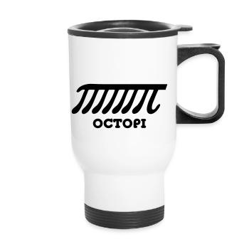 Octopi (PI) - Thermobecher mit Tragegriff - Weiß - Vorne