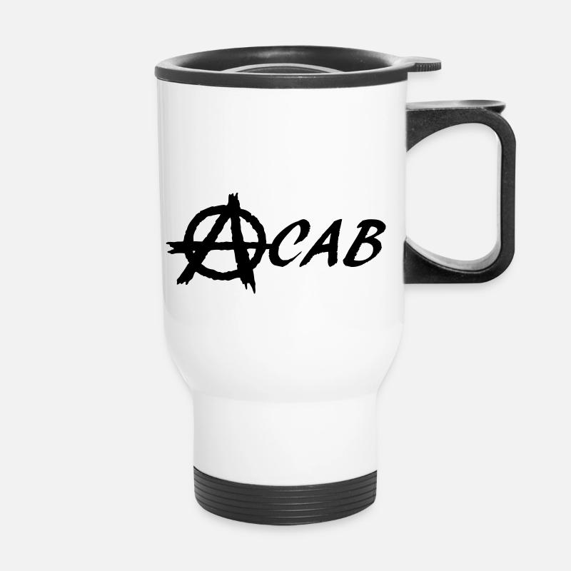ACAB - Thermobecher mit Tragegriff - Weiß