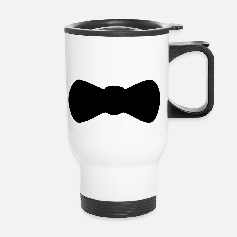 bowtie - Thermal mug with handle - white