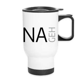Na geh - Thermobecher mit Tragegriff - Weiß - Vorne