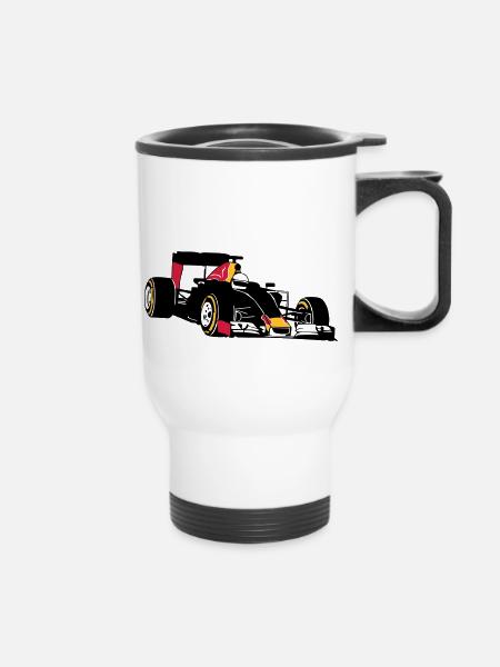 Formela One Racing - Thermal mug with handle - white