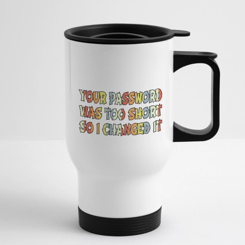 citation hacking coder anonyme masque analyste hacking Tasse isotherme avec poignée
