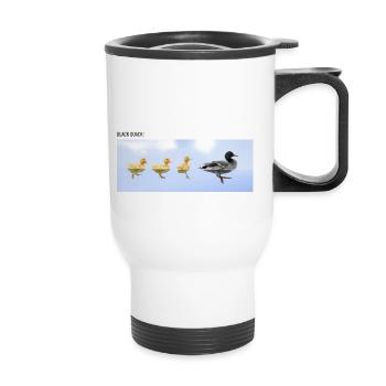 Charlatan de canard - Tasse isotherme avec poignée - blanc - Devant