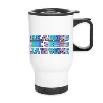 Lover Better Book Keeper Movies School Comics - Thermal mug with handle - white - Front