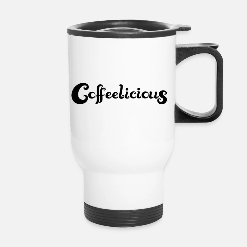 Coffeelicious - Thermobecher mit Tragegriff - Weiß