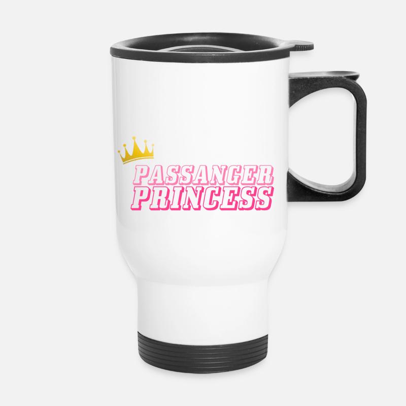 Passenger Princess - Thermobecher mit Tragegriff - Weiß