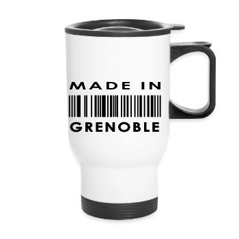Grenoble - Thermal mug with handle - white - Front