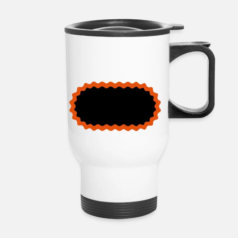 Patchs de vélo - Tasse isotherme avec poignée - blanc