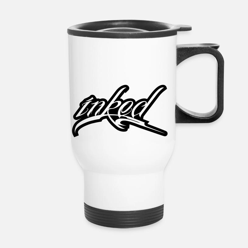 inked - Thermal mug with handle - white