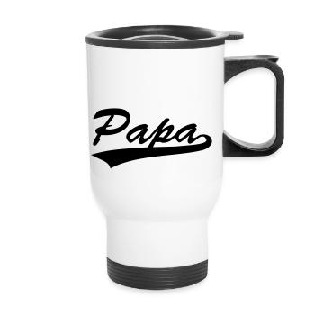 enceinte - Tasse isotherme avec poignée - blanc - Devant