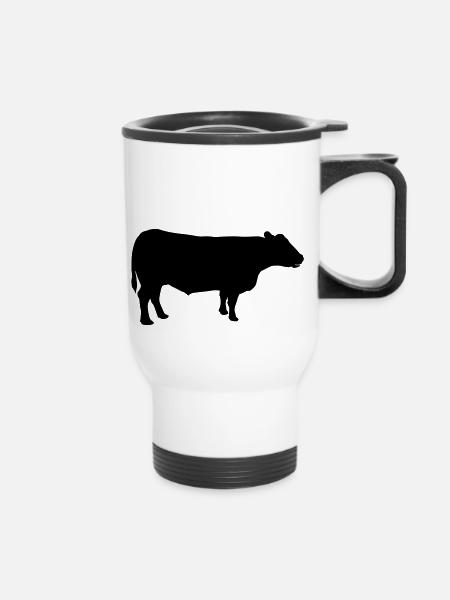 Beef - Thermobecher mit Tragegriff - Weiß
