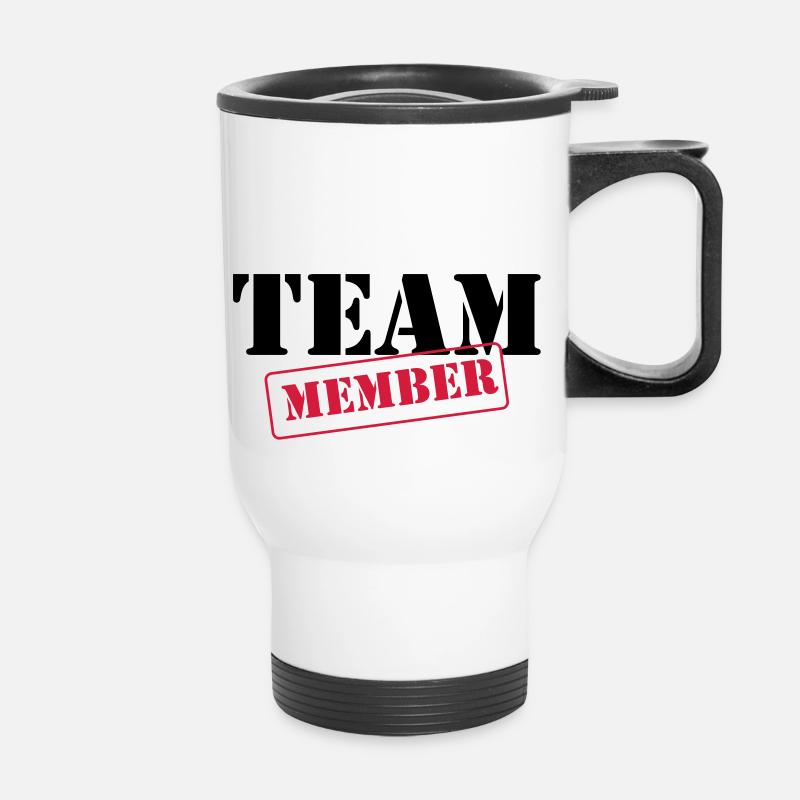 Team Member - Thermal mug with handle - white