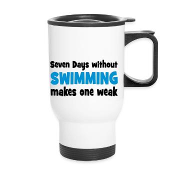 allex - Thermal mug with handle - white - Front