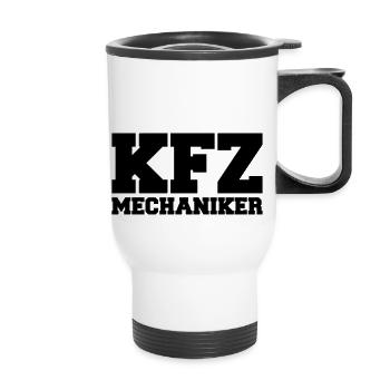 kfz_01 - Thermobecher mit Tragegriff - Weiß - Vorne