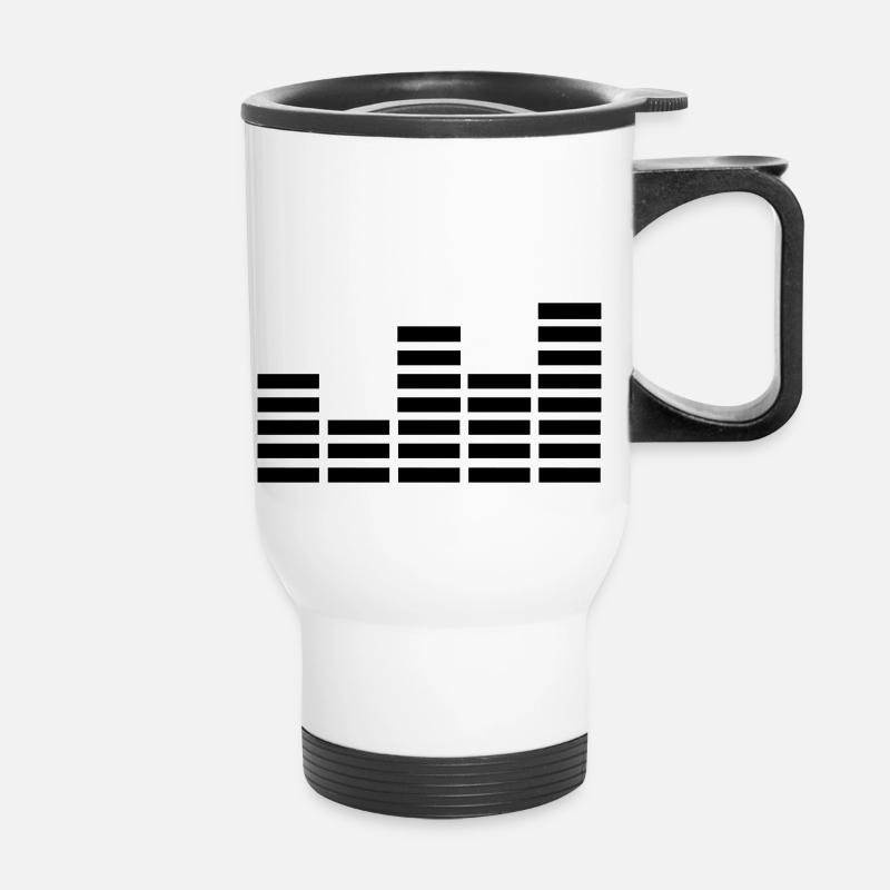Sound - Thermal mug with handle - white