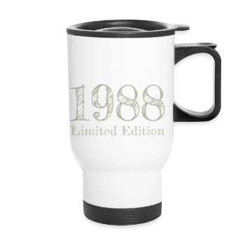 1988 - Thermal mug with handle - white - Front