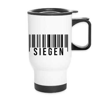 Siegen Westerwald - Thermobecher mit Tragegriff - Weiß - Vorne