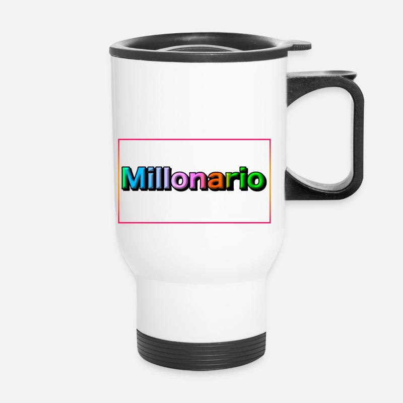 201442 - Thermal mug with handle - white