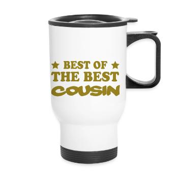 BEST OF THE BEST COUSIN - Tasse isotherme avec poignée - blanc - Devant
