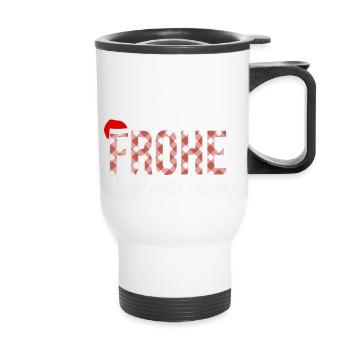 Merry Christmas - Thermal mug with handle - white - Front