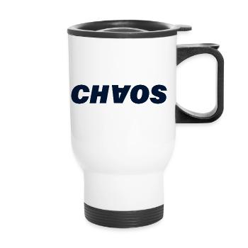 CHAOS - Thermobecher mit Tragegriff - Weiß - Vorne