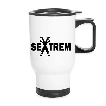 Se-X-trem - Thermobecher mit Tragegriff - Weiß - Vorne