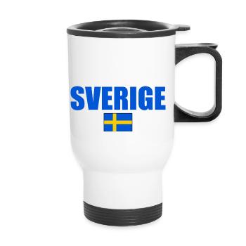 Sverige - Tasse isotherme avec poignée - blanc - Devant