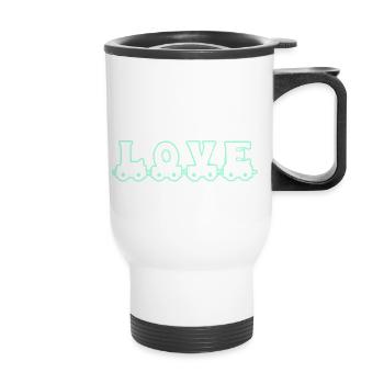 Love Train Railway - Thermal mug with handle - white - Front