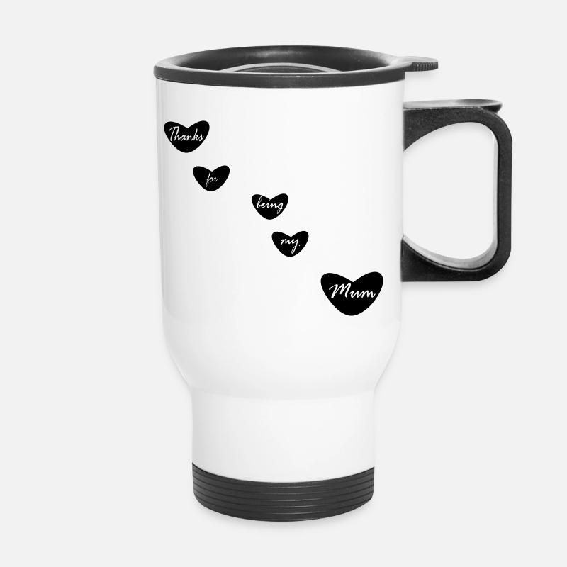 Thanks1 - Tasse isotherme avec poignée - blanc