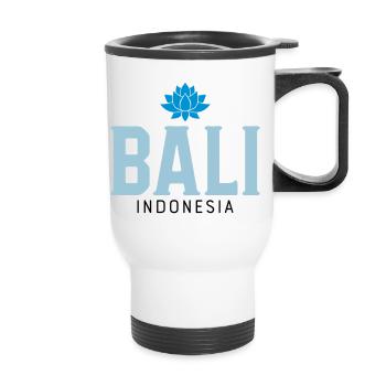 Bali - Thermobecher mit Tragegriff - Weiß - Vorne