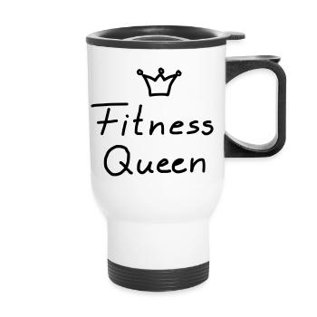 iYpsilon Fitness Queen - Thermobecher mit Tragegriff - Weiß - Vorne