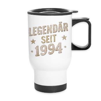 Legendär Seit 1994 - Thermobecher mit Tragegriff - Weiß - Vorne