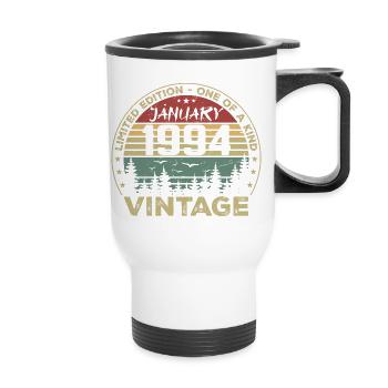 Vintage Janvier 1994 Anniversaire Janvier 1994 - Tasse isotherme avec poignée - blanc - Devant
