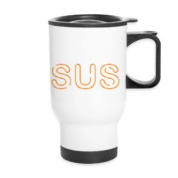 Sus - Parole jeunesse - Tasse isotherme avec poignée - blanc - Devant