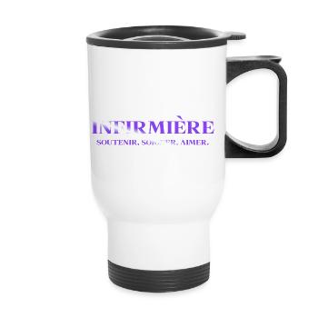 NURSE NURSE DOCTOR HUMOR DRÖLES 5 - Thermal mug with handle - white - Front