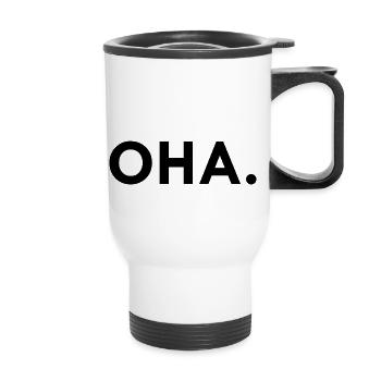 OHA - Thermobecher mit Tragegriff - Weiß - Vorne