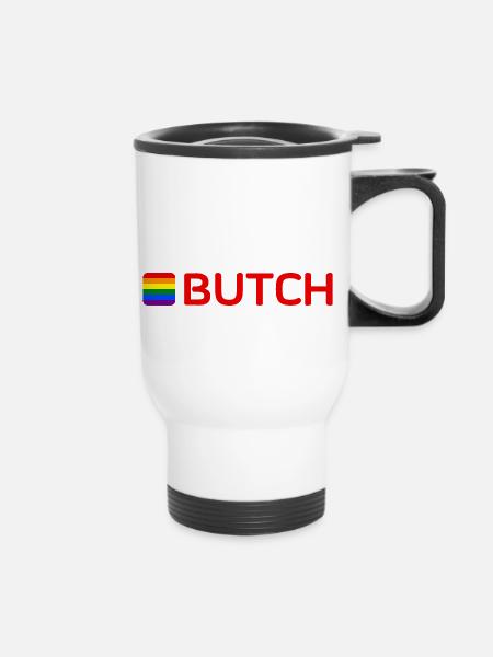 BUTCH - Thermobecher mit Tragegriff - Weiß