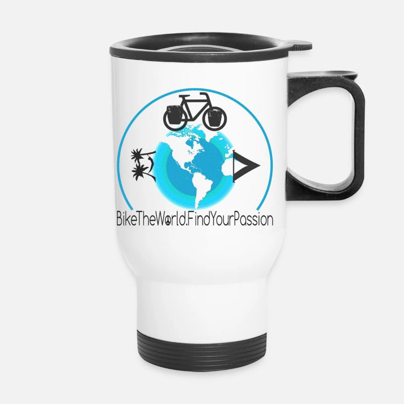 Find your Passion - Thermobecher mit Tragegriff - Weiß