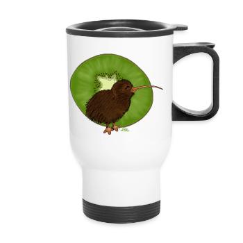 Kiwi² - Thermobecher mit Tragegriff - Weiß - Vorne