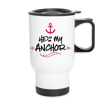 wedding - Thermal mug with handle - white - Front