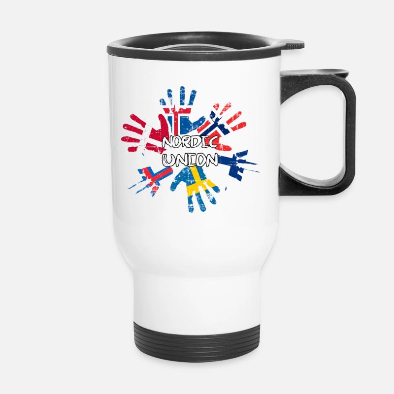 Nordic Union - Thermal mug with handle - white