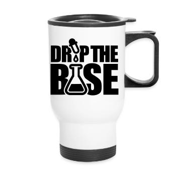 Drop the base - Thermobecher mit Tragegriff - Weiß - Vorne