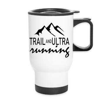 Marathon Running Run jogging - Tasse isotherme avec poignée - blanc - Devant