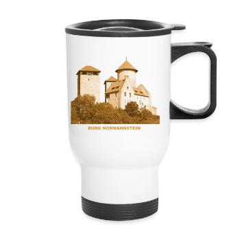 Normannstein Castle Treffurt Thuringia Werra - Thermal mug with handle - white - Front