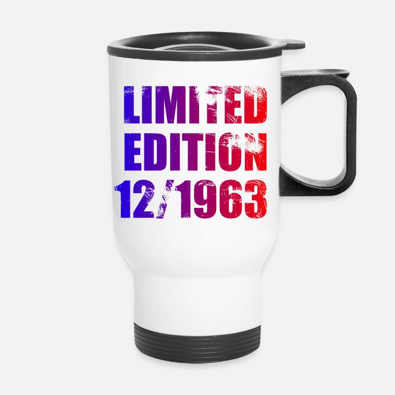 60th Anniversary Limited Edition 12/1963 - Thermal mug with handle - white