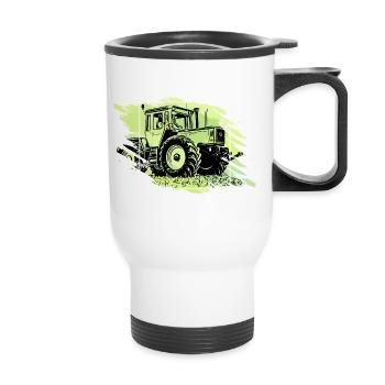 MB trac 1300 turbo - Thermobecher mit Tragegriff - Weiß - Vorne