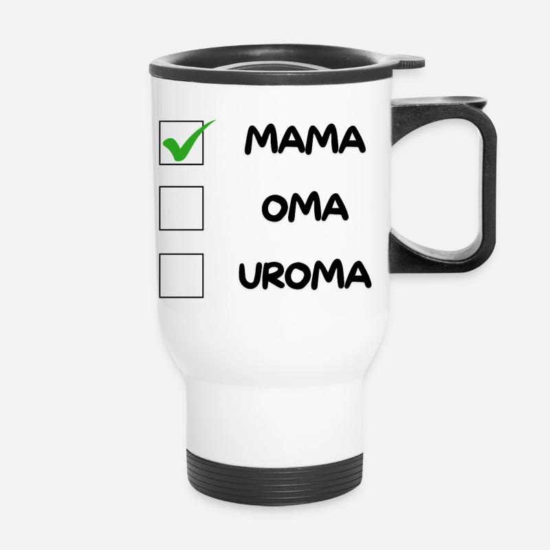 MAMA Checklist - Thermal mug with handle - white