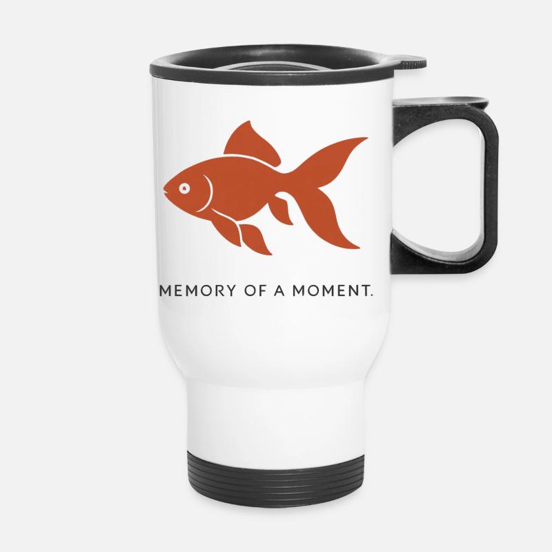 MEMORY OF A MOMENT - Thermal mug with handle - white