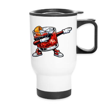 Negroni en davant - Tasse isotherme avec poignée - blanc - Devant